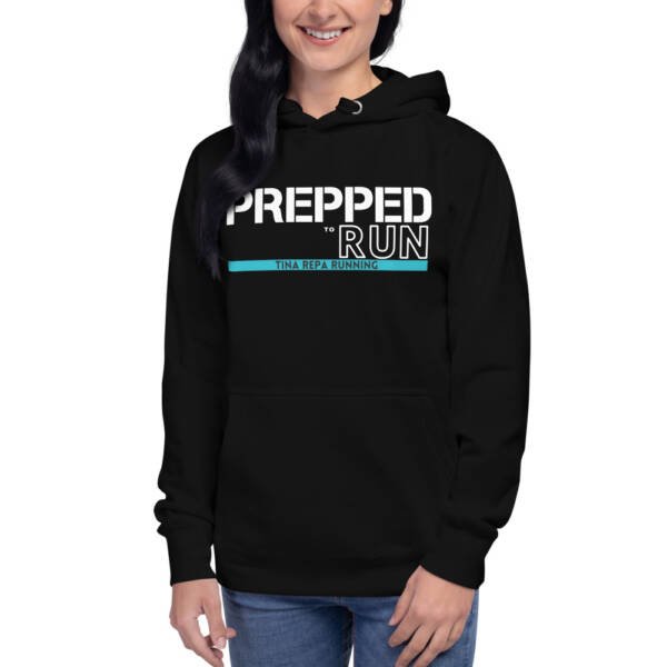 PREPPED TO RUN - Unisex Hoodie - Image 2