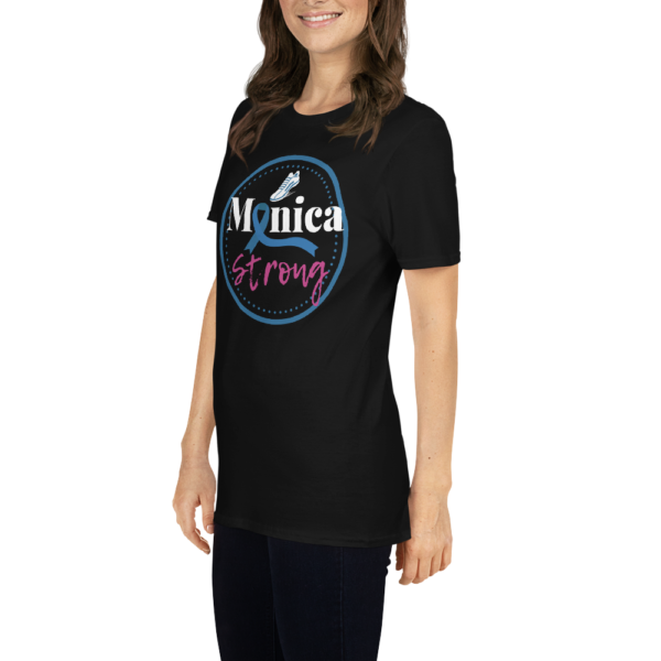 Miles For Monica Strong - Short-Sleeve Unisex T-Shirt - Image 2