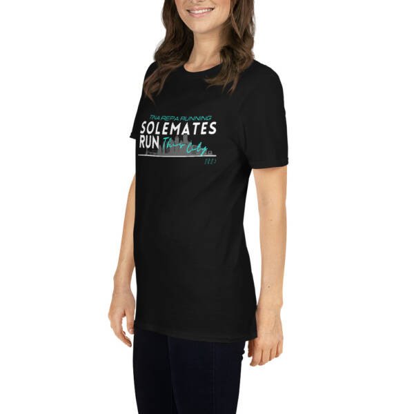 Sole Mates RUN THIS CITY - Short-Sleeve Unisex T-Shirt - Image 2