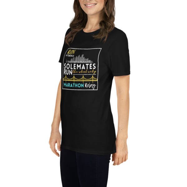 Pittsburgh Marathon RELAY - Short-Sleeve Unisex T-Shirt - Image 2