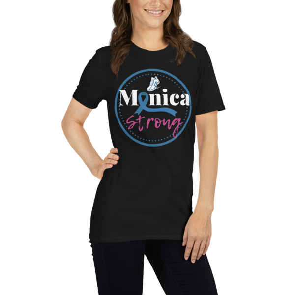 Miles For Monica Strong - Short-Sleeve Unisex T-Shirt - Image 3