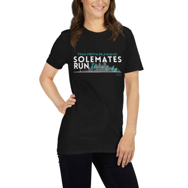 Sole Mates RUN THIS CITY - Short-Sleeve Unisex T-Shirt - Image 3