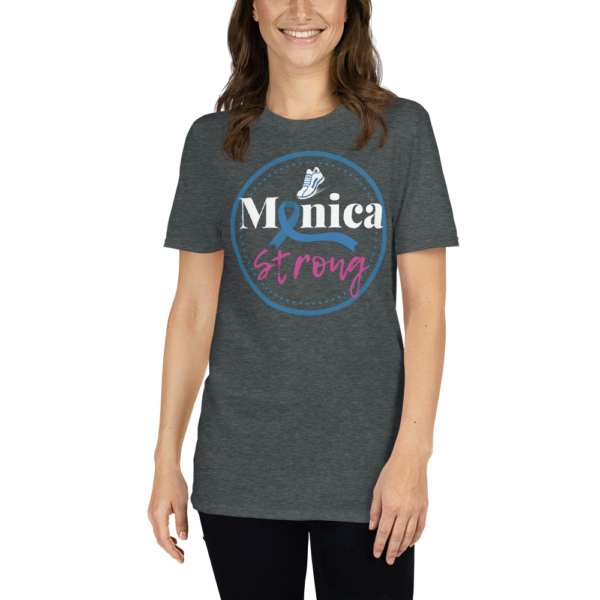 Miles For Monica Strong - Short-Sleeve Unisex T-Shirt - Image 4