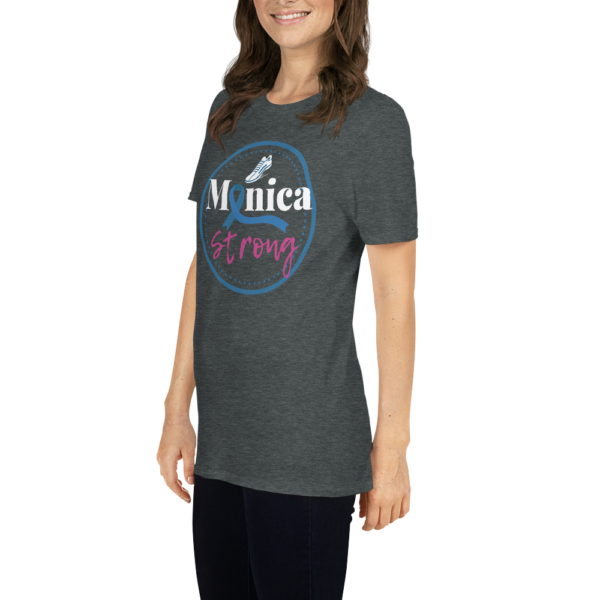 Miles For Monica Strong - Short-Sleeve Unisex T-Shirt - Image 5