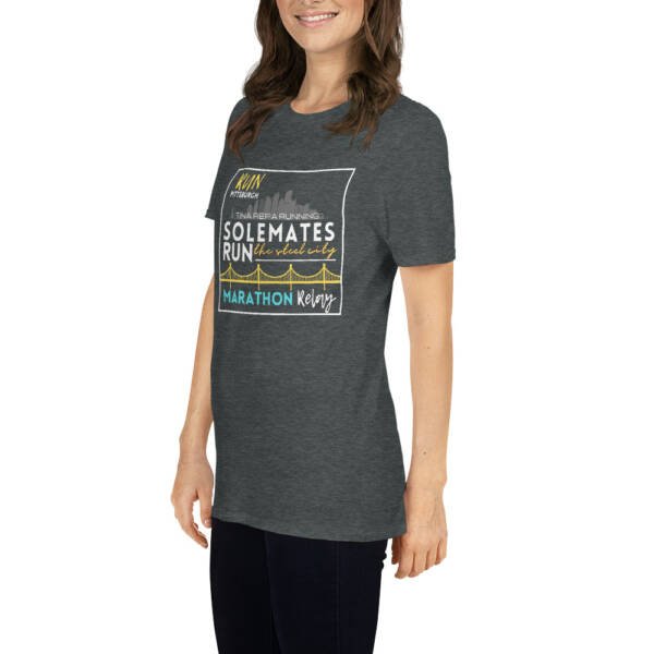 Pittsburgh Marathon RELAY - Short-Sleeve Unisex T-Shirt - Image 5