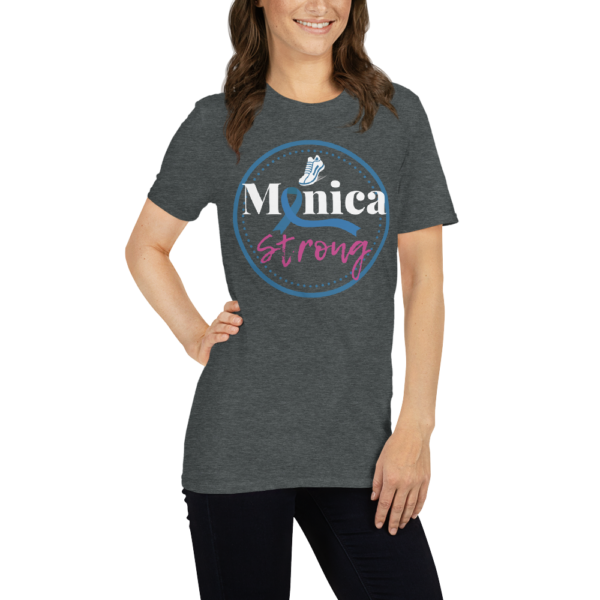 Miles For Monica Strong - Short-Sleeve Unisex T-Shirt - Image 6